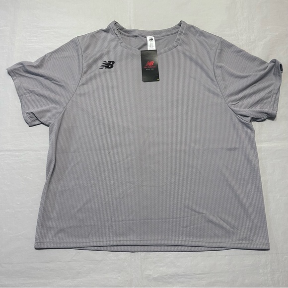 New Balance Other - NEW New Balance Away Short Sleeve Soccer Jersey grey Mens Size XL